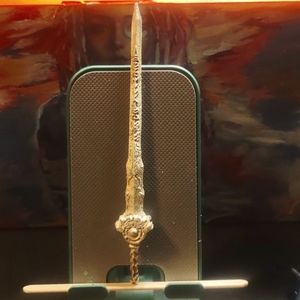 Silver custom poured letter opener